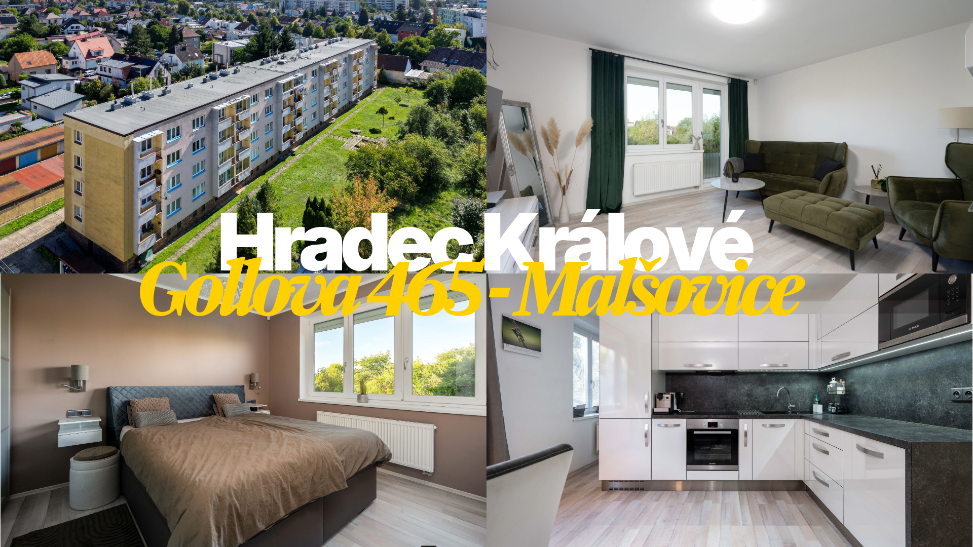 Prodej bytu 3+kk 68,5 m², Gollova, Hradec Králové – Malšovice
