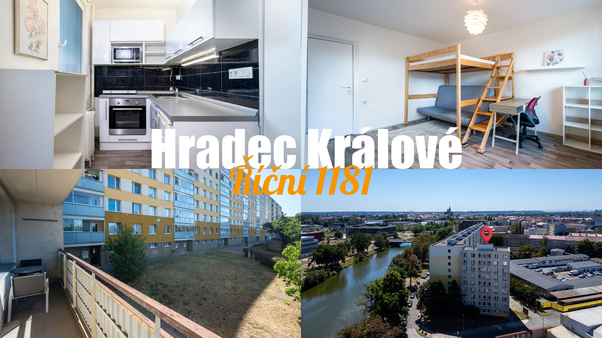 Prodej bytu 1+kk – Říční 1181, Hradec Králové